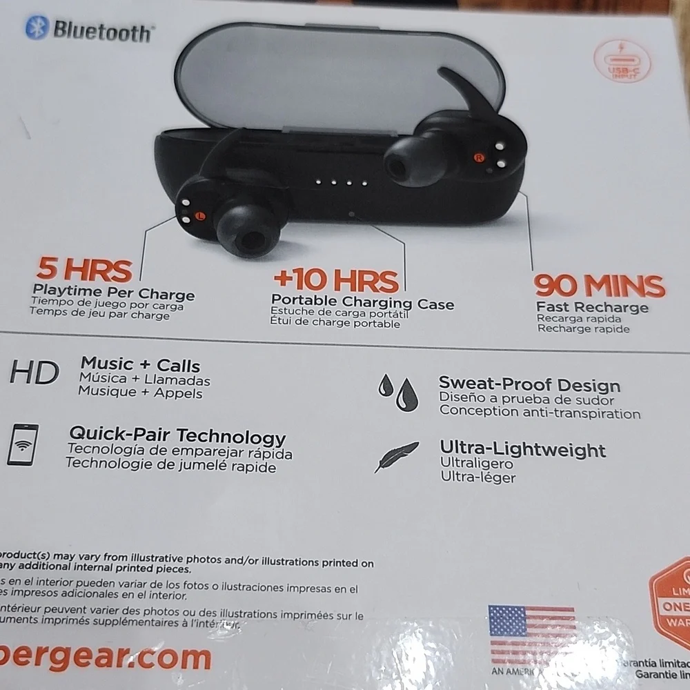New Hypergear Wireless Earbuds True Sounds No Strings Attached